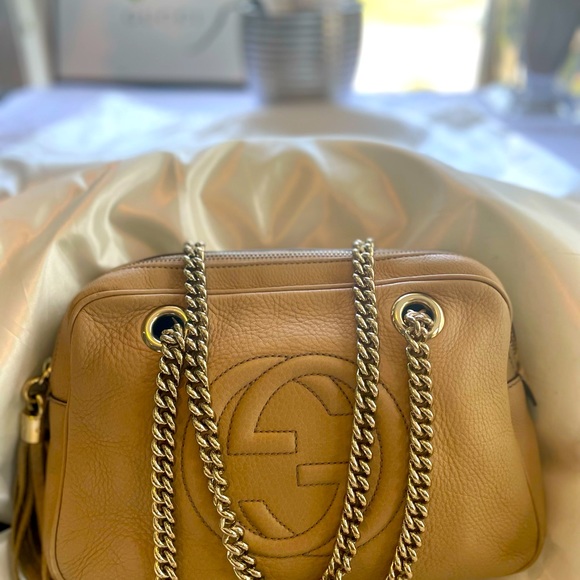 Gucci Soho Neude Leather Shoulder Bag - Picture 11 of 16